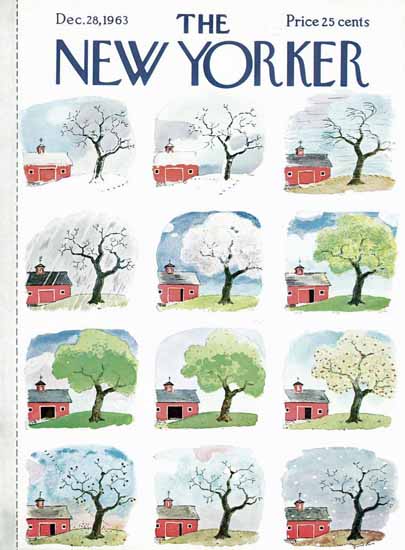 Garrett Price The New Yorker 1963_12_28 Copyright | The New Yorker Graphic Art Covers 1946-1970