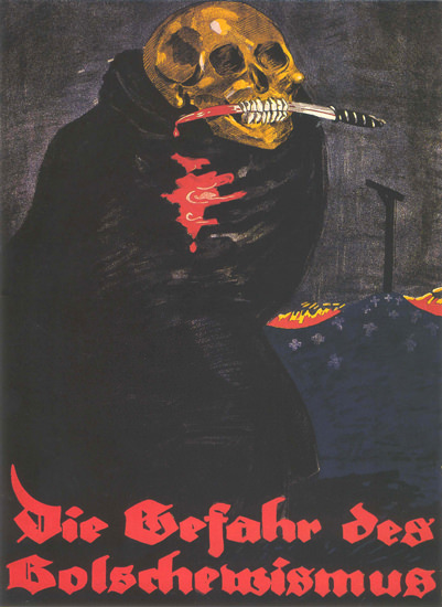 Gefahr Des Bolschewismus Germany Bolshevism | Vintage War Propaganda Posters 1891-1970