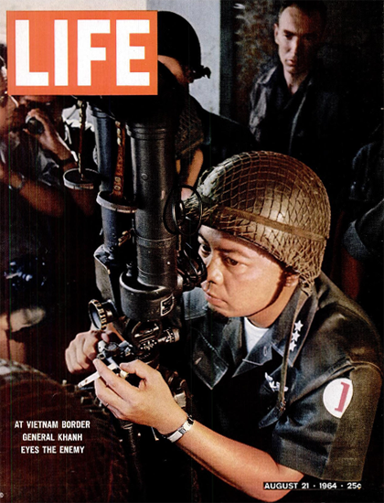 Gen Nguyen Khanh South Vietnam 21 Aug 1964 Copyright Life Magazine | Life Magazine Color Photo Covers 1937-1970