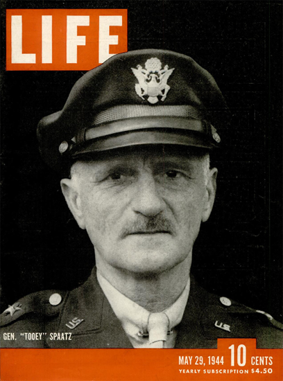 General Carl Tooey Spaatz 29 May 1944 Copyright Life Magazine | Life Magazine BW Photo Covers 1936-1970