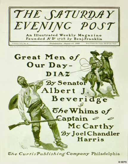 George Gibbs Artist Saturday Evening Post 1900_08_11 | The Saturday Evening Post Graphic Art Covers 1892-1930