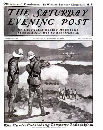 George Gibbs Artist Saturday Evening Post 1900_12_29 | The Saturday Evening Post Graphic Art Covers 1892-1930