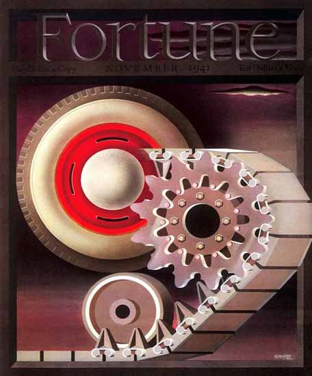 George Giusti Fortune Magazine November 1941 Copyright | Fortune Magazine Graphic Art Covers 1930-1959