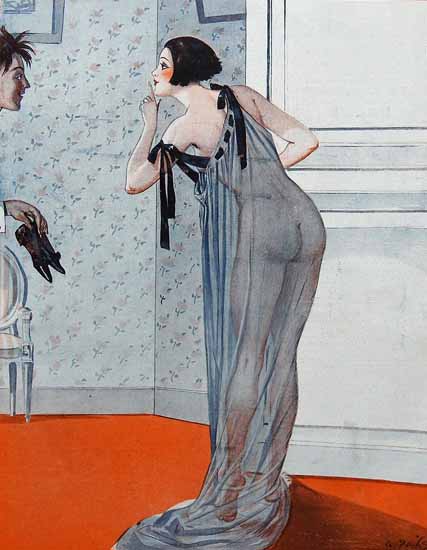 George Pavis La Vie Parisienne 1923 La Vie De Chateau page Sex Appeal | Sex Appeal Vintage Ads and Covers 1891-1970