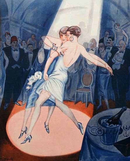 George Pavis La Vie Parisienne 1925 Endroit Bien Parisien page | La Vie Parisienne Erotic Magazine Covers 1910-1939