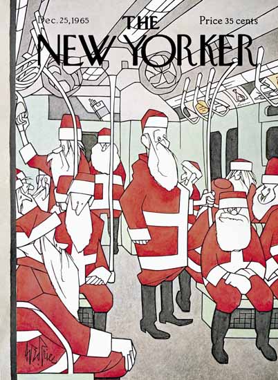 George Price The New Yorker 1965_12_25 Copyright | The New Yorker Graphic Art Covers 1946-1970