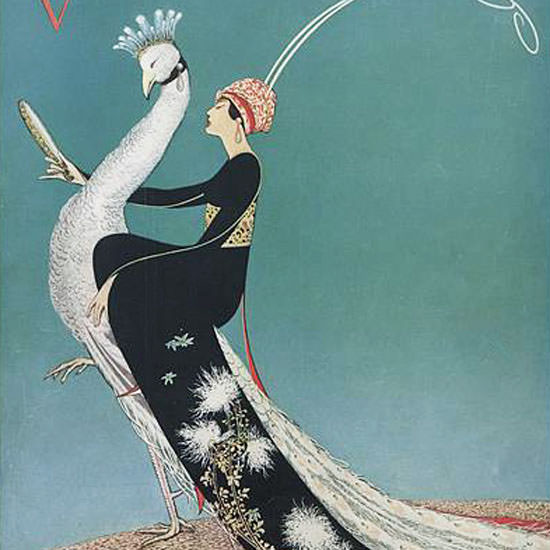 George Wolfe Plank Vogue Cover 1911-11-15 Copyright crop | Best of 1891-1919 Ad and Cover Art