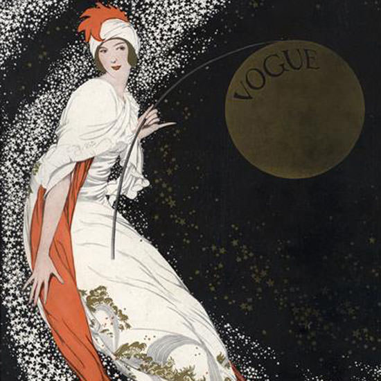 George Wolfe Plank Vogue Cover 1912-08-01 Copyright crop | Best of 1891-1919 Ad and Cover Art