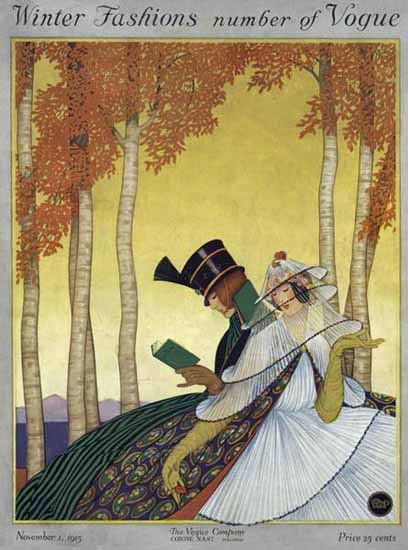 George Wolfe Plank Vogue Cover 1915-11-01 Copyright | Vogue Magazine Graphic Art Covers 1902-1958