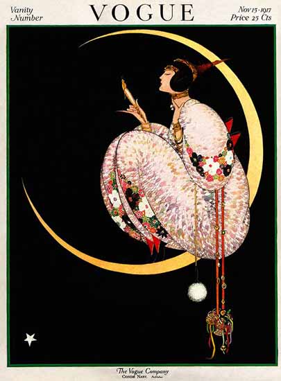 George Wolfe Plank Vogue Cover 1917-11-15 Copyright | Vogue Magazine Graphic Art Covers 1902-1958