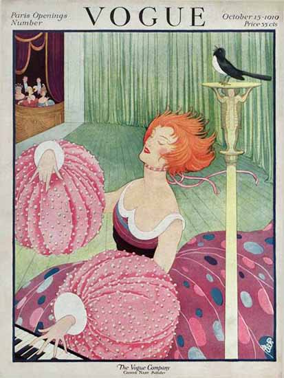 George Wolfe Plank Vogue Cover 1919-10-15 Copyright Sex Appeal | Sex Appeal Vintage Ads and Covers 1891-1970