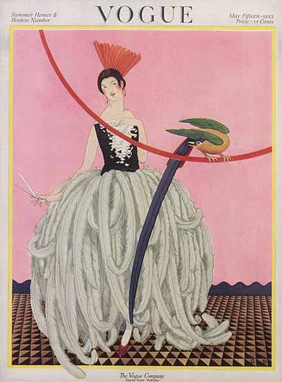 George Wolfe Plank Vogue Cover 1922-05-15 Copyright | Vogue Magazine Graphic Art Covers 1902-1958