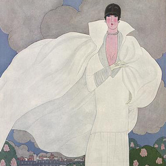 Georges Lepape Vogue Cover 1925-05-01 Copyright crop | Best of 1920s Ad and Cover Art