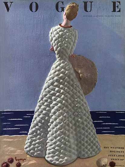 Georges Lepape Vogue Cover 1938-07-01 Copyright | Vogue Magazine Graphic Art Covers 1902-1958