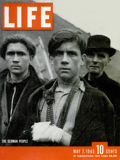 German People 7 May 1945 Copyright Life Magazine | Life Magazine BW Photo Covers 1936-1970