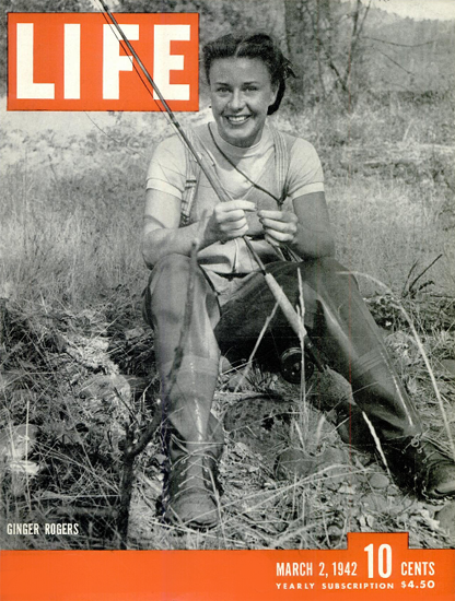 Ginger Rogers 2 Mar 1942 Copyright Life Magazine | Life Magazine BW Photo Covers 1936-1970