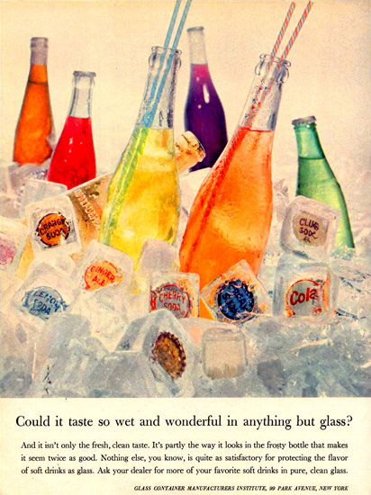 Glass Container Manufacturers Institute | Vintage Ad and Cover Art 1891-1970