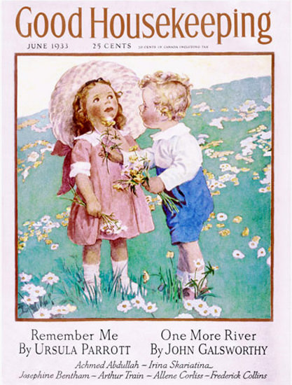 Good Housekeeping Copyright 1933 The Little Gentleman | Vintage Ad and Cover Art 1891-1970