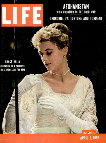 Grace Kelly Education of a Princess 9 Apr 1956 Copyright Life Magazine | Life Magazine Color Photo Covers 1937-1970