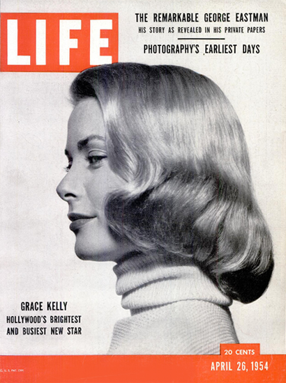 Grace Kelly The Brightest Star 26 Apr 1954 Copyright Life Magazine | Life Magazine BW Photo Covers 1936-1970