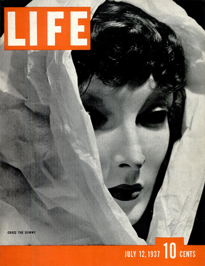 Grace the Dummy 12 Jul 1937 Copyright Life Magazine | Life Magazine BW Photo Covers 1936-1970