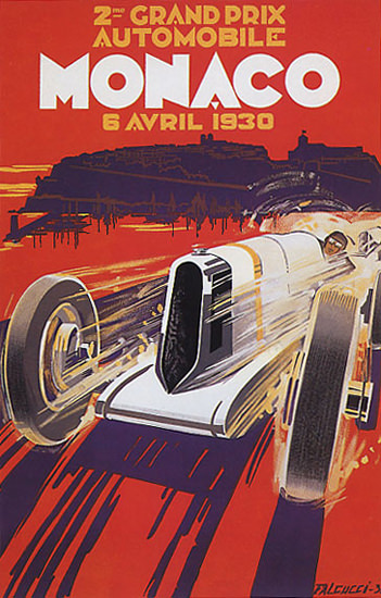 Grand Prix Automobile Monaco 1930 | Vintage Ad and Cover Art 1891-1970