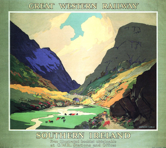 Great Western Railway Southern Ireland 1931 | Vintage Travel Posters 1891-1970