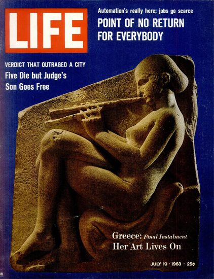 Greece Art Final Instalment 19 Jul 1963 Copyright Life Magazine | Life Magazine Color Photo Covers 1937-1970