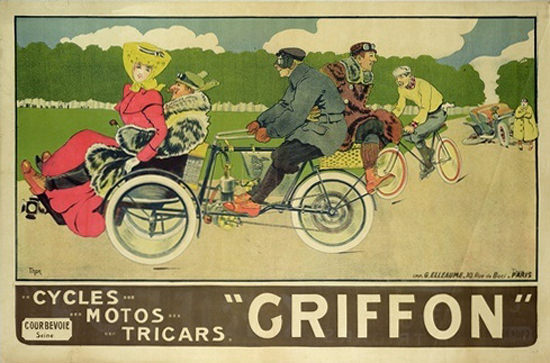 Griffon Courbevoie Cycles Motors Tricars | Sex Appeal Vintage Ads and Covers 1891-1970