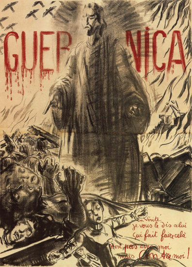 Guernica Spain Espana | Vintage War Propaganda Posters 1891-1970