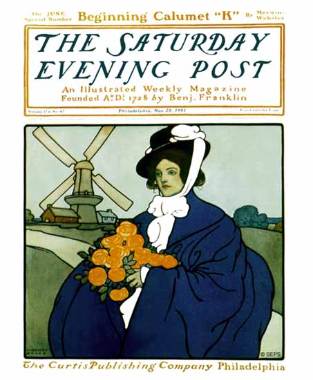 Guernsey Moore Cover Artist Saturday Evening Post 1901_05_25 | The Saturday Evening Post Graphic Art Covers 1892-1930