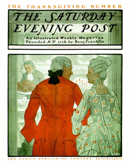 Guernsey Moore Cover Artist Saturday Evening Post 1901_11_23 | The Saturday Evening Post Graphic Art Covers 1892-1930