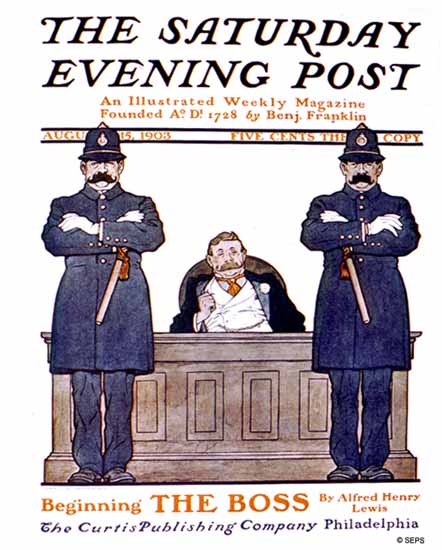 Guernsey Moore Cover Artist Saturday Evening Post 1903_08_15 | The Saturday Evening Post Graphic Art Covers 1892-1930