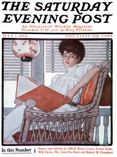 Guernsey Moore Cover Artist Saturday Evening Post 1906_07_07 | The Saturday Evening Post Graphic Art Covers 1892-1930