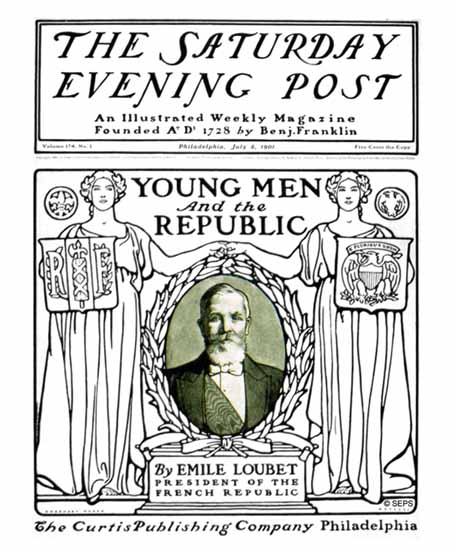 Guernsey Moore Saturday Evening Post 1901_07_06 | The Saturday Evening Post Graphic Art Covers 1892-1930