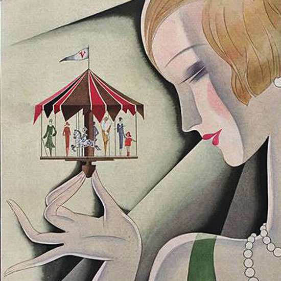 Guillermo Bolin Vogue Cover 1926-10-01 Copyright crop | Best of Vintage Cover Art 1900-1970