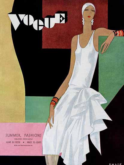 Guillermo Bolin Vogue Cover 1929-06-08 Copyright Sex Appeal | Sex Appeal Vintage Ads and Covers 1891-1970