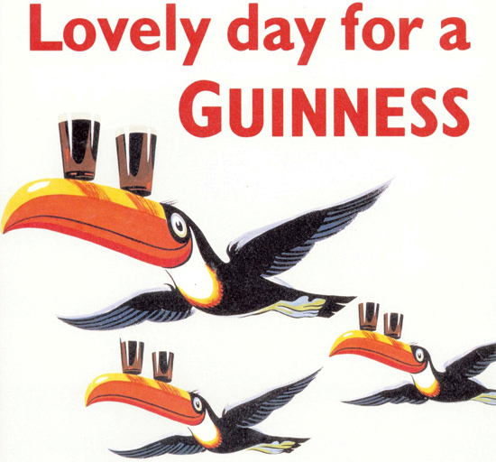 Guinness Lovely Day For A Guinness 1930s | Vintage Ad and Cover Art 1891-1970