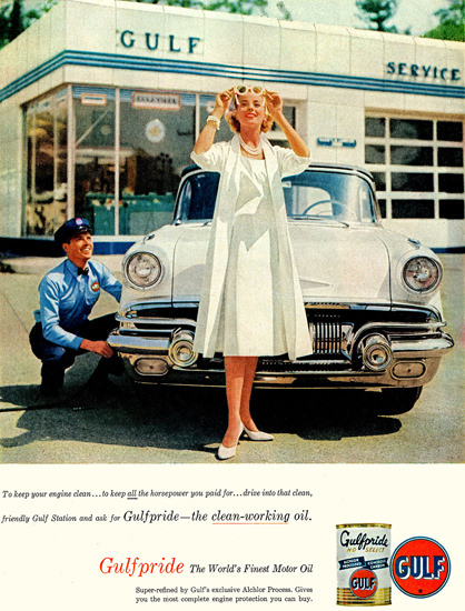 Gulf Lady 1957 | Sex Appeal Vintage Ads and Covers 1891-1970