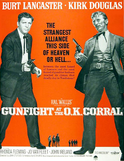 Gunfight At The Corral 1957 Lancaster Douglas | Sex Appeal Vintage Ads and Covers 1891-1970