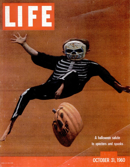 Halloween Salute Specters Spooks 31 Oct 1960 Copyright Life Magazine | Life Magazine Color Photo Covers 1937-1970