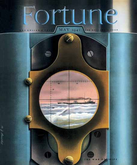 Hans Barschel Fortune Magazine May 1942 Copyright | Fortune Magazine Graphic Art Covers 1930-1959