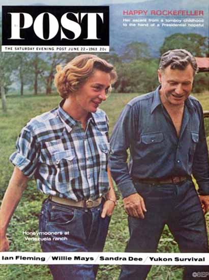 Happy and Nelson Rockefeller Saturday Evening Post 1963_06_22 | Vintage Ad and Cover Art 1891-1970