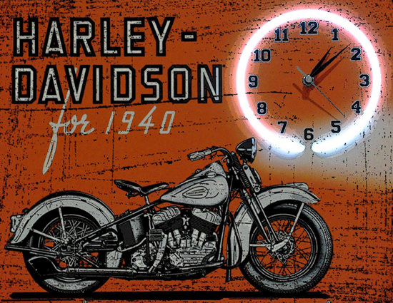 Harley Davidson For 1940 | Vintage Travel Posters 1891-1970