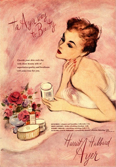 Harriet Hubbard Ayer Beauty Products | Sex Appeal Vintage Ads and Covers 1891-1970