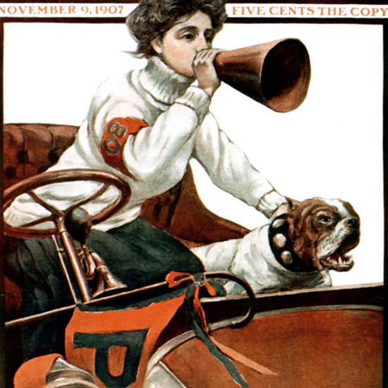 Harry B Lachman Saturday Evening Post Cover 1907_11_09 Copyright crop | Best of 1891-1919 Ad and Cover Art