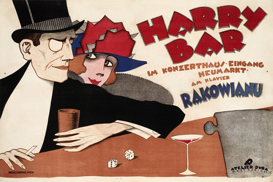 Harry Bar Konzerthaus Heumarkt Wien 1920s | Sex Appeal Vintage Ads and Covers 1891-1970