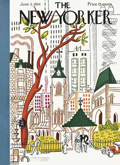 Harry Brown The New Yorker 1934_06_02 Copyright | The New Yorker Graphic Art Covers 1925-1945