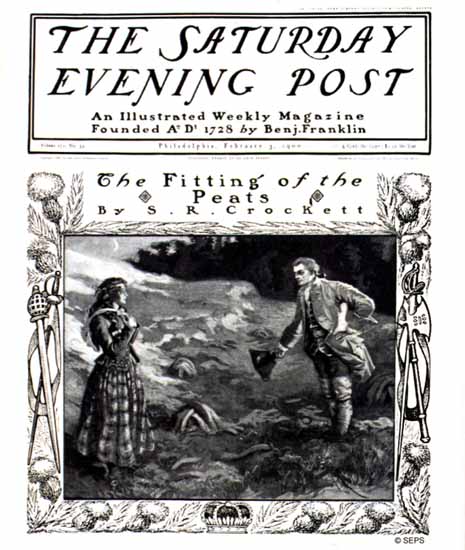 Harry C Edwards Saturday Evening Post Cover Art 1900_02_03 | The Saturday Evening Post Graphic Art Covers 1892-1930