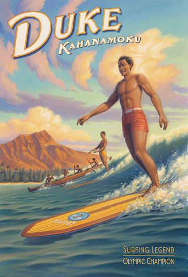 Hawaii Duke Kahanamouk Surfing Legend | Sex Appeal Vintage Ads and Covers 1891-1970